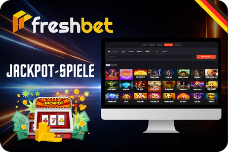 FreshBet Jackpot-Spiele auf dem Desktop