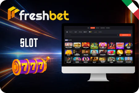Schermata della libreria di slot FreshBet