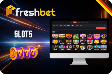 FreshBet Slot-Bibliothek – Spielauswahl-Bildschirm