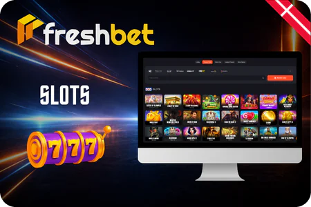 FreshBet slotsbibliotek skærm