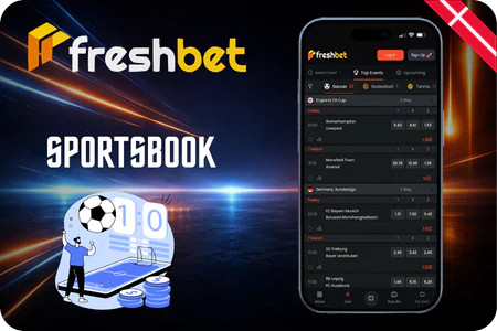 FreshBet sportsbook live betting skærm