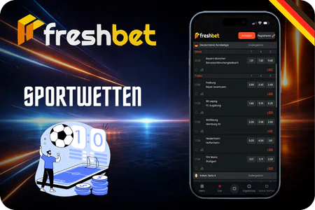 FreshBet Sportwetten – Live-Wettbildschirm