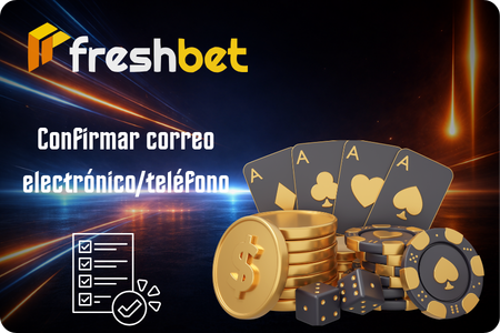 Confirma tu correo y teléfono para activar el FreshBet login