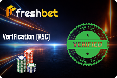 KYC verification step for FreshBet casino login