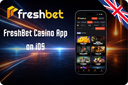 Promotional banner for FreshBet Casino App on iOS